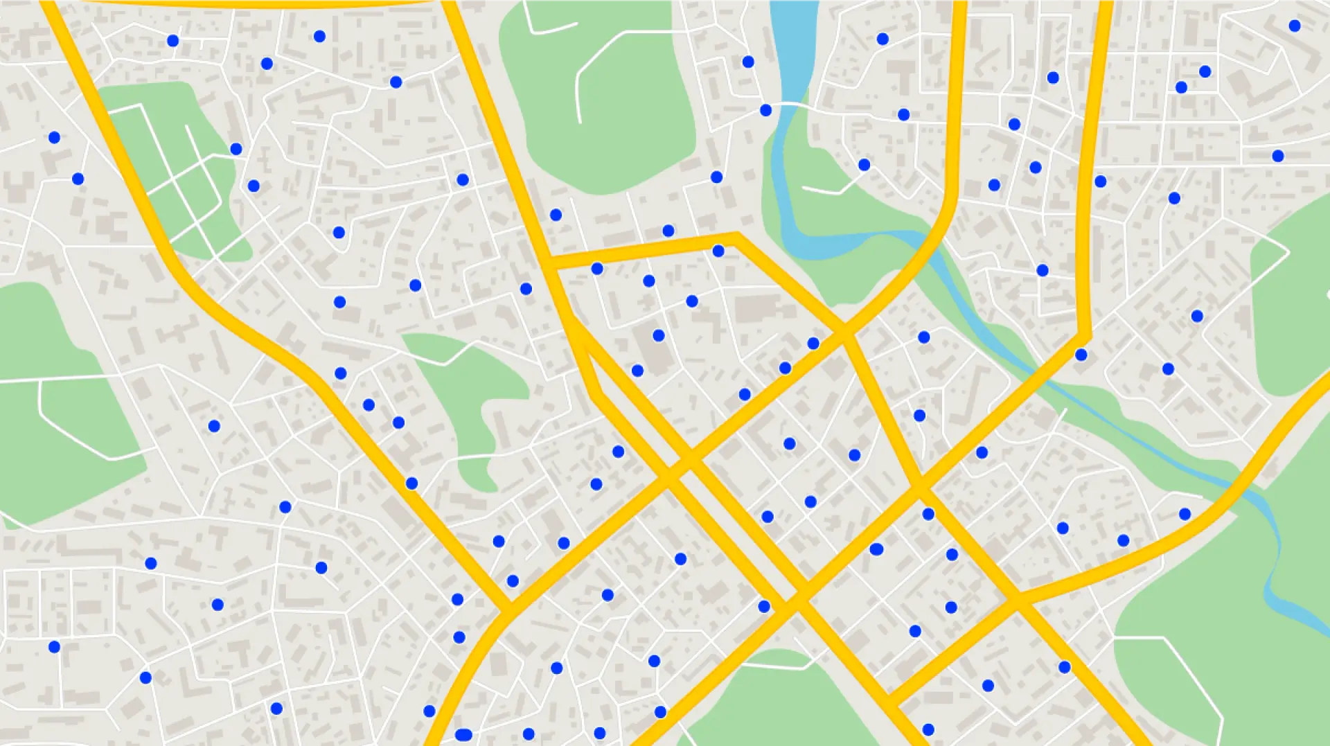 mapa com menos oportunidade de mercado